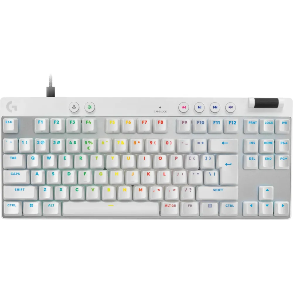 Klawiatura przewodowa Logitech PRO X TKL Rapid 920-013242, Biała | Sklep ITnes.pl, IT for BUSINESS