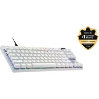 Klawiatura przewodowa Logitech PRO X TKL Rapid 920-013242, Biała | Sklep ITnes.pl, IT for BUSINESS
