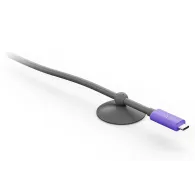 Kabel USB-C Logitech 952-000195 - USB-C 3.2 Gen 2, 5 m, Grafitowy, Fioletowy