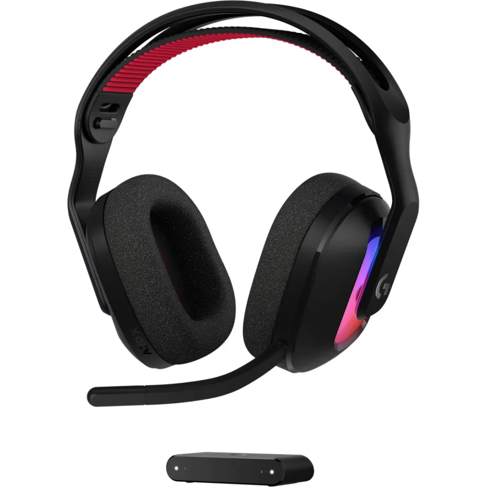 Słuchawki bezprzewodowe nauszne Logitech Astro A20 X 939-002247 - LIGHTSPEED, PLAYSYNC AUDIO, LIGHTSYNC RGB, Czarne