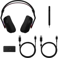 Słuchawki bezprzewodowe nauszne Logitech Astro A20 X 939-002247 - LIGHTSPEED, PLAYSYNC AUDIO, LIGHTSYNC RGB, Czarne