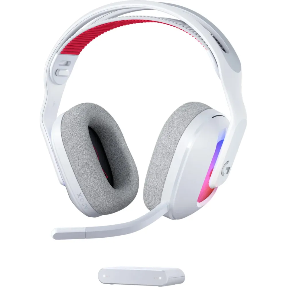 Słuchawki bezprzewodowe nauszne Logitech Astro A20 X 939-002253 - LIGHTSPEED, PLAYSYNC AUDIO, LIGHTSYNC RGB, Białe