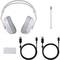 Słuchawki bezprzewodowe nauszne Logitech Astro A20 X 939-002253 - LIGHTSPEED, PLAYSYNC AUDIO, LIGHTSYNC RGB, Białe