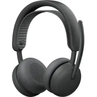 Słuchawki nauszne Logitech  Zone Wireless 2 ES for Business 981-001493 - Teams, z odbiornikiem, Grafitowe