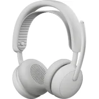 Słuchawki nauszne Logitech Zone Wireless 2 ES for Business 981-001520 - Teams, z odbiornikiem, Białe