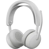 Słuchawki nauszne Logitech Zone Wireless 2 ES for Business 981-001520 - Teams, z odbiornikiem, Białe