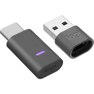 Słuchawki nauszne Logitech Zone Wireless 2 ES for Business 981-001521 - Teams, z odbiornikiem, Różowe