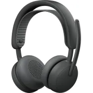 Słuchawki nauszne Logitech Zone Wireless 2 ES for Business 981-001498 - UC, z odbiornikiem, Grafitowe
