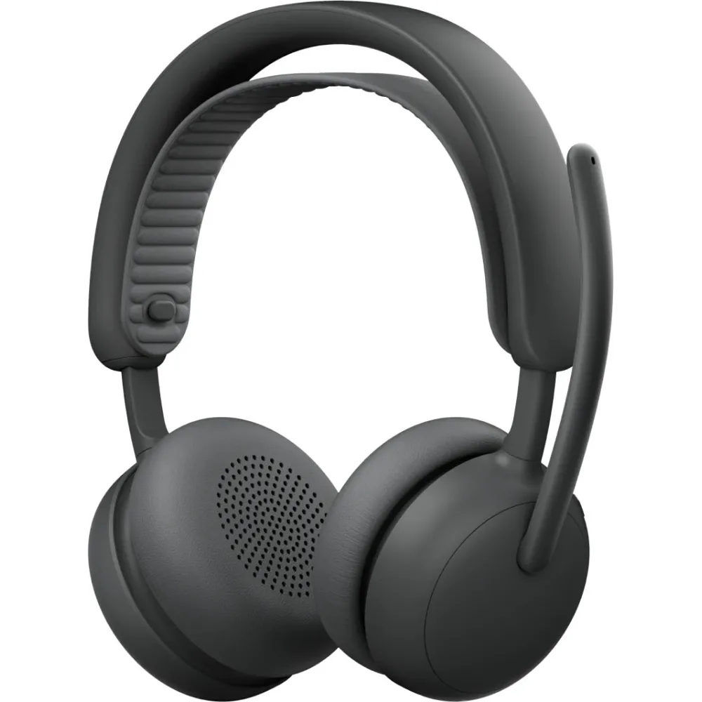 Słuchawki nauszne Logitech Zone Wireless 2 ES for Business 981-001498 - UC, z odbiornikiem, Grafitowe