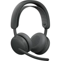 Słuchawki nauszne Logitech Zone Wireless 2 ES for Business 981-001498 - UC, z odbiornikiem, Grafitowe
