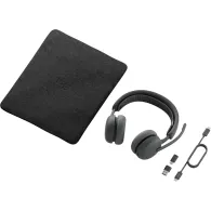 Słuchawki nauszne Logitech Zone Wireless 2 ES for Business 981-001498 - UC, z odbiornikiem, Grafitowe