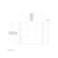 Uchwyt ścienny Neomounts by Newstar Flat Screen Wall Mount FPMA-W110 - Srebrny