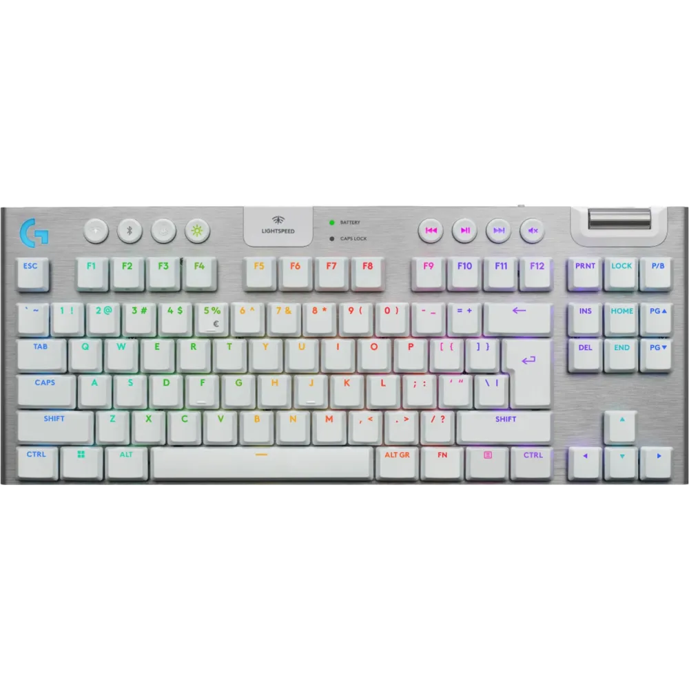 Klawiatura bezprzewodowa Logitech G915 X LIGHTSPEED TKL 920-012737, EN INT, Sprężynujące, Biała | Sklep ITnes.pl, IT for BUSINESS