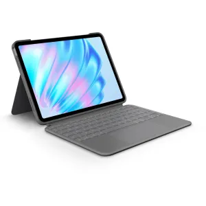 Klawiatura z etui Logitech Combo Touch for iPad Air 920-012636 - iPad Air 11 cali (M2, M3 i M4), iPad Air (5. generacji), Szara