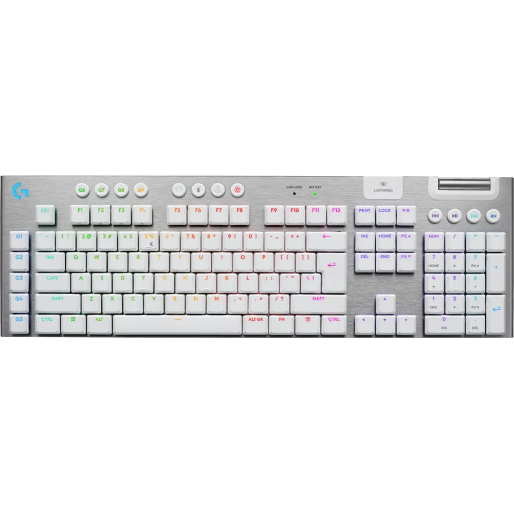 Klawiatura bezprzewodowa Logitech G915 X LIGHTSPEED 920-012690, EN INT, Sprężynujące, Biała | Sklep ITnes.pl, IT for BUSINESS