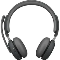 Słuchawki bezprzewodowe nauszne Logitech Zone Wireless 2 981-001152 - Teams, z odbiornikiem, Grafitowe