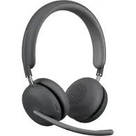 Słuchawki bezprzewodowe nauszne Logitech Zone Wireless 2 981-001311 - UC, z odbiornikiem, Grafitowe