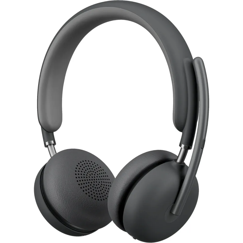 Słuchawki bezprzewodowe nauszne Logitech Zone Wireless 2 981-001436 - Teams, Bluetooth, Grafitowe