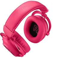 Słuchawki bezprzewodowe nauszne Logitech PRO X 2 LIGHTSPEED 981-001275 - Amarantowe