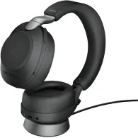Słuchawki bezprzewodowe nauszne Jabra Evolve2 85 28599-989-989 - Link 390a, UC, Podstawka ładująca, Czarne