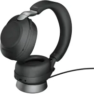 Słuchawki bezprzewodowe nauszne Jabra Evolve2 85 28599-989-889 - Link 390c, UC, Podstawka ładująca, Czarne