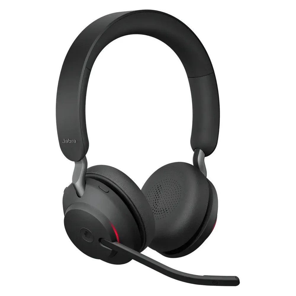 Słuchawki bezprzewodowe nauszne Jabra Evolve2 65 Link380c MS Stereo 26599-999-899 - Czarne | Sklep ITnes.pl - IT for BUSINESS