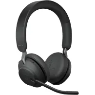 Słuchawki bezprzewodowe nauszne Jabra Evolve 2 65 26599-989-889 - Link390c, UC, Stojak, Czarne