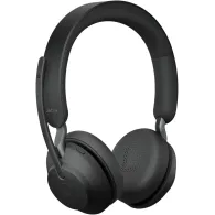 Słuchawki bezprzewodowe nauszne Jabra Evolve 2 65 26599-989-889 - Link390c, UC, Stojak, Czarne