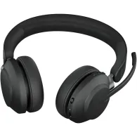Słuchawki bezprzewodowe nauszne Jabra Evolve 2 65 26599-989-889 - Link390c, UC, Stojak, Czarne