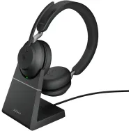Zestaw słuchawkowy Jabra Evolve2 65 Stand Link380c MS Stereo 26599-999-889 - Czarny | Sklep ITnes.pl - IT for BUSINESS
