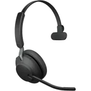 Słuchawki bezprzewodowe nauszne Jabra Evolve 2 65 26599-889-999 - Link390a, UC, Mono, Czarne