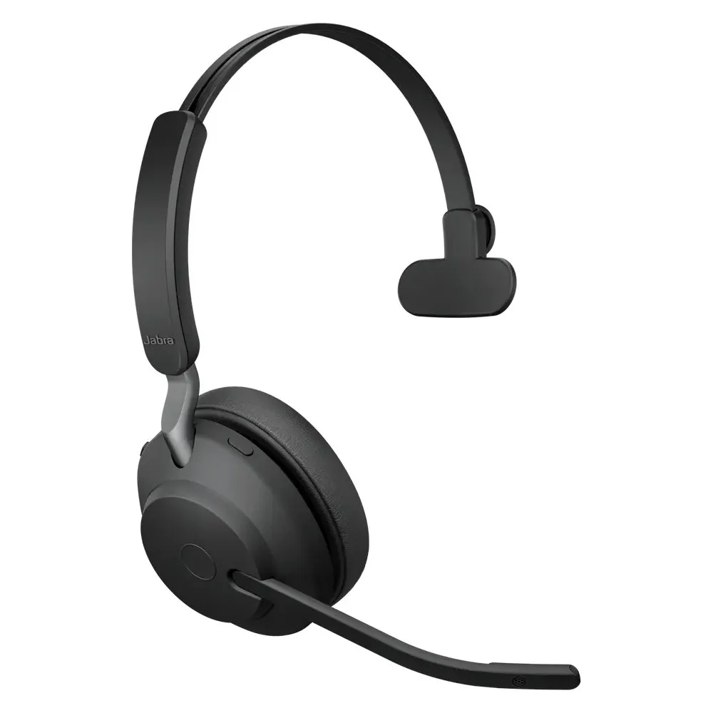 Słuchawki bezprzewodowe nauszne Jabra Evolve 2 65 26599-889-999 - Link390a, UC, Mono, Czarne