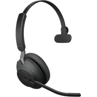 Słuchawki bezprzewodowe nauszne Jabra Evolve 2 65 26599-899-999 - Link390a, Teams, Mono, Czarne