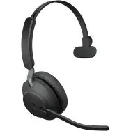 Słuchawki bezprzewodowe nauszne Jabra Evolve 2 65 26599-899-999 - Link390a, Teams, Mono, Czarne