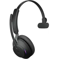 Słuchawki bezprzewodowe nauszne Jabra Evolve 2 65 26599-899-989 - Link390a, Teams, Mono, Stojak, Czarne