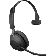 Słuchawki bezprzewodowe nauszne Jabra Evolve2 65 26599-889-899 - Link 390c, UC, Mono, Czarne
