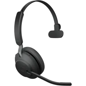 Słuchawki bezprzewodowe nauszne Jabra Evolve2 65 26599-889-899 - Link 390c, UC, Mono, Czarne
