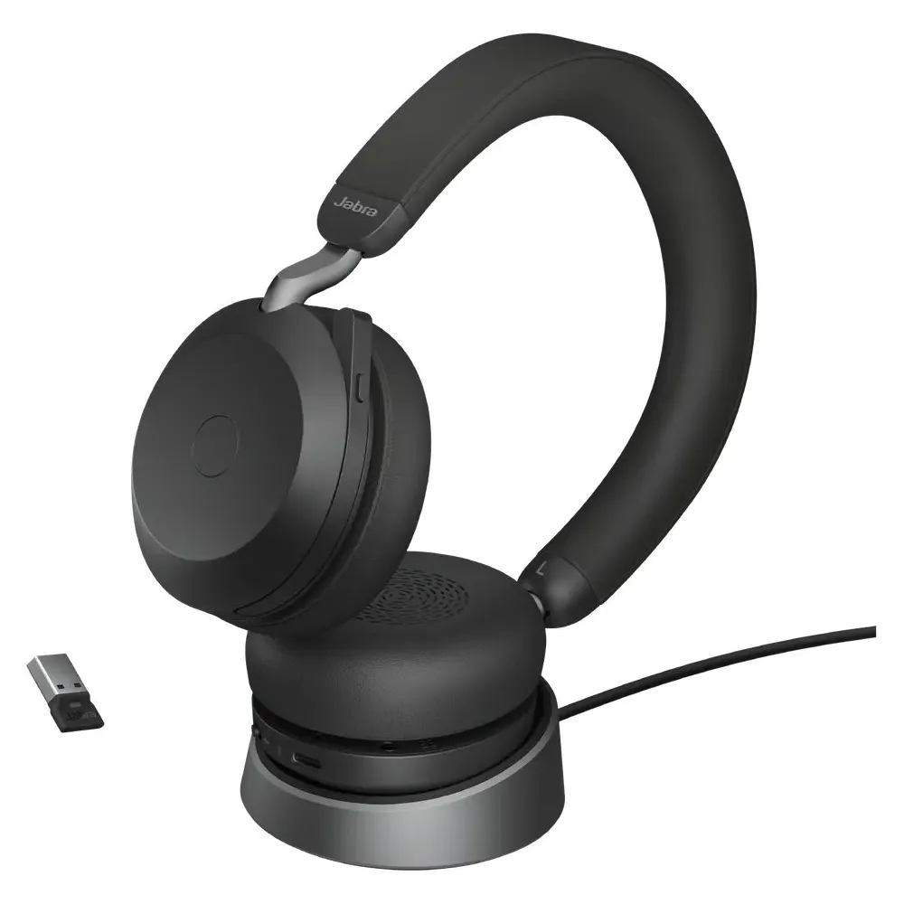 Zestaw słuchawkowy Jabra Evolve2 75 Link380a UC Stereo Stand 27599-989-989 - Czarny | Sklep ITnes.pl - IT for BUSINESS