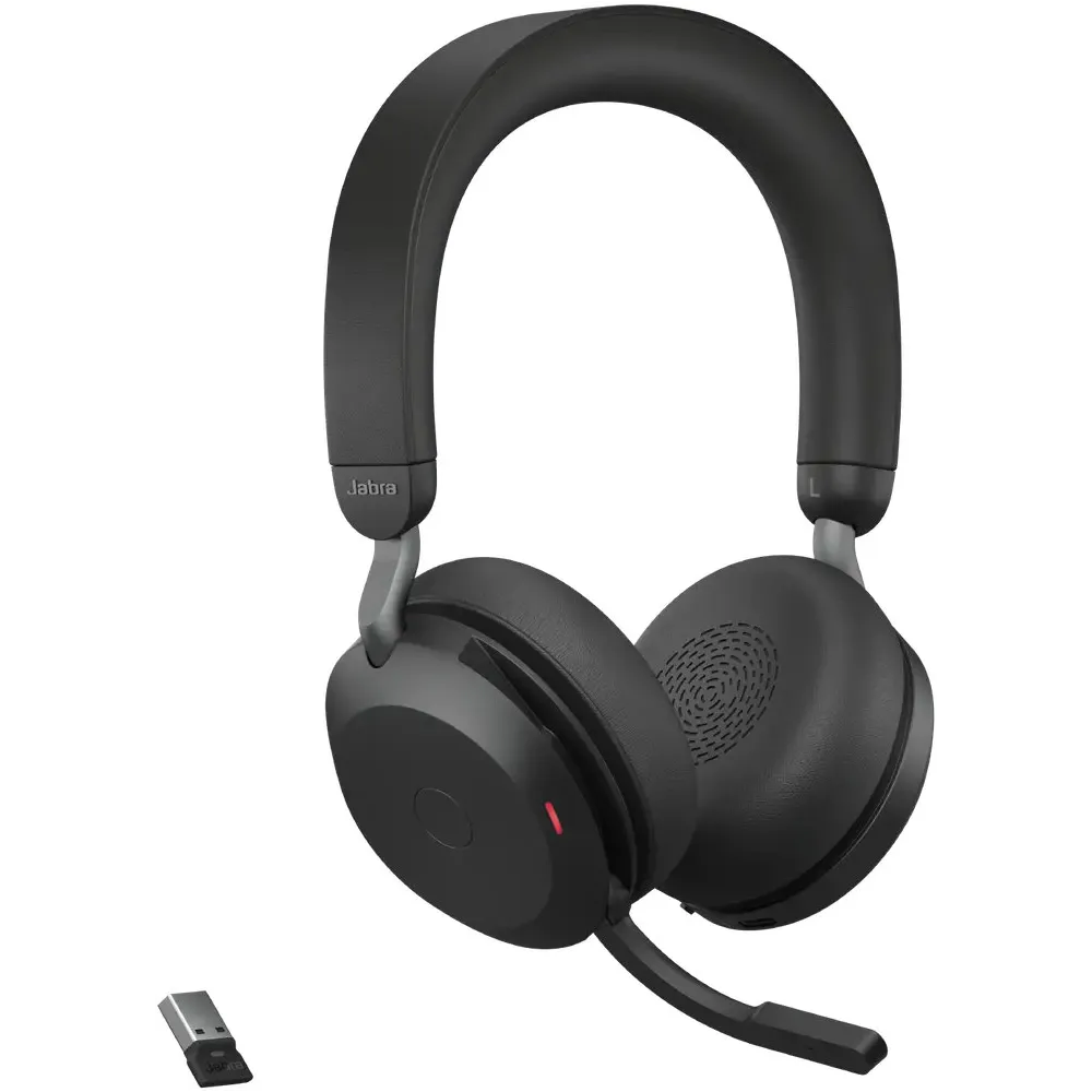 Słuchawki bezprzewodowe nauszne Jabra Evolve 2 75 USB-A UC Stereo 27599-989-999 - Czarne | Sklep ITnes.pl - IT for BUSINESS