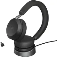 Słuchawki bezprzewodowe nauszne Jabra Evolve 2 75 USB-C MS Stereo Stand 27599-999-889 - Czarne | Sklep ITnes.pl - IT for BUSINES