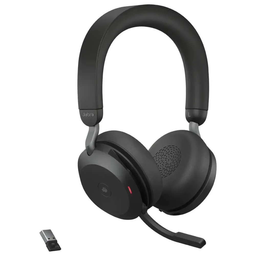 Słuchawki bezprzewodowe nauszne Jabra Evolve 2 75 USB-A MS Stereo 27599-999-999 - Czarne | Sklep ITnes.pl - IT for BUSINESS