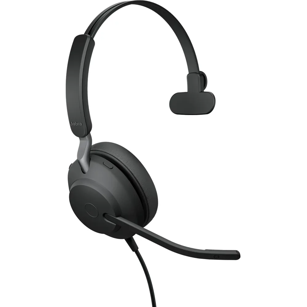 Słuchawki nauszne Jabra Evolve2 40 24089-889-999 - USB-A, UC, Mono, Czarne
