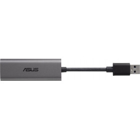 Karta sieciowa zewnętrzna ASUS USB-C2500 - 1 x USB 3.2,  1 x RJ-45,  2.5 Gb/s, Kolor srebrny