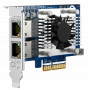 Karta sieciowa QNAP QXG-10G2TB - 2x 10Gbps RJ45, PCIe Gen 3 x4 - zdjęcie 1