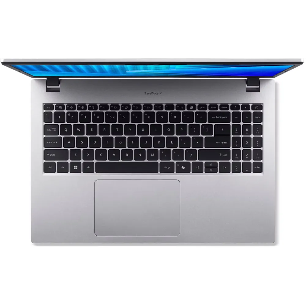 Laptop dla szkół Acer TravelMate P2 TMP215-75-G2 NX.BMGEP.001 - Core Ultra 5 125H/15,6" FHD IPS/RAM 16GB/512GB/Srebrny/Win 10 Pro Education/3OS - zdjęcie
