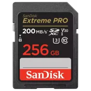 Karta pamięci SanDisk Extreme Pro SDXC 256GB 200/140 MB/s V30 UHS-I SDSDXXD-256G-GN4IN - Szara | Sklep ITnes.pl - IT for BUSINES
