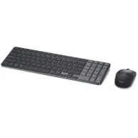 Zestaw bezprzewodowy klawiatura i mysz Dell Pro 7 Rechargeable Compact KM746 580-BDSC - US International, Czarny