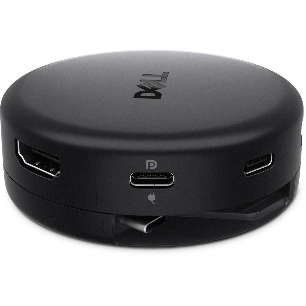 Replikator portów USB-C 7w1 Dell Pro DA326 470-BGCG - 2x USB-C, 2x USB-A, 1x DisplayPort, 1x HDMI, 1x RJ-45, Czarny