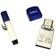 Pendrive Dell 256GB USB 3.2 Type A/C Combo Flash Drive AD564596 - Detachable Cap