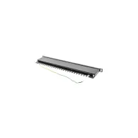 Lanberg PATCH PANEL 24 PORT 0.5U KAT.5E EKRANOWANY CZARNY - PPS5-0024-B | Sklep ITnes.pl - IT for BUSINESS